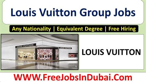 louis vuitton l.l.c dubai jobs|louis vuitton job openings.